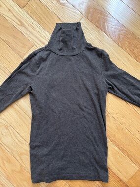Muji Dark Gray Turtleneck top Sweater